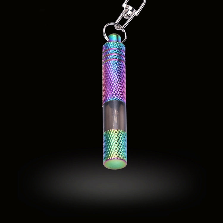 Car Copper LED Neon Lamp Anti-static Keychain Static Elimination Rod