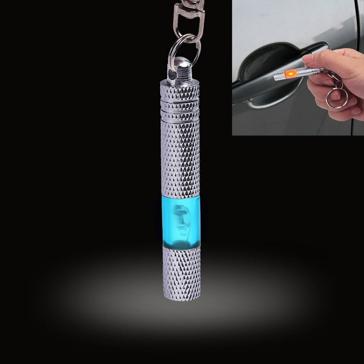 Car Copper LED Neon Lamp Anti-static Keychain Static Elimination Rod