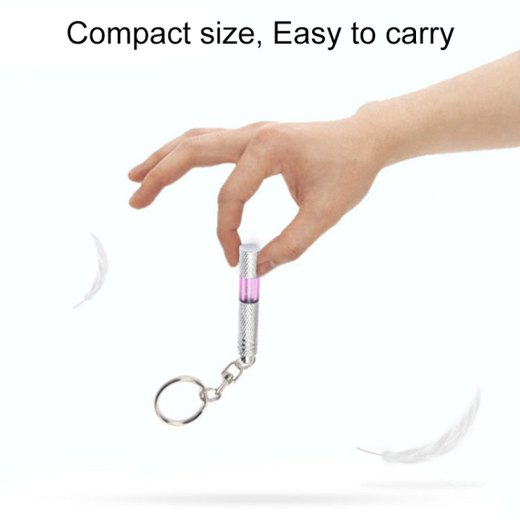 Car Copper LED Neon Lamp Anti-static Keychain Static Elimination Rod