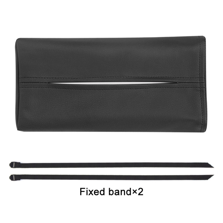 Car PU Leather Tissue Box, Size: 24x13x5cm
