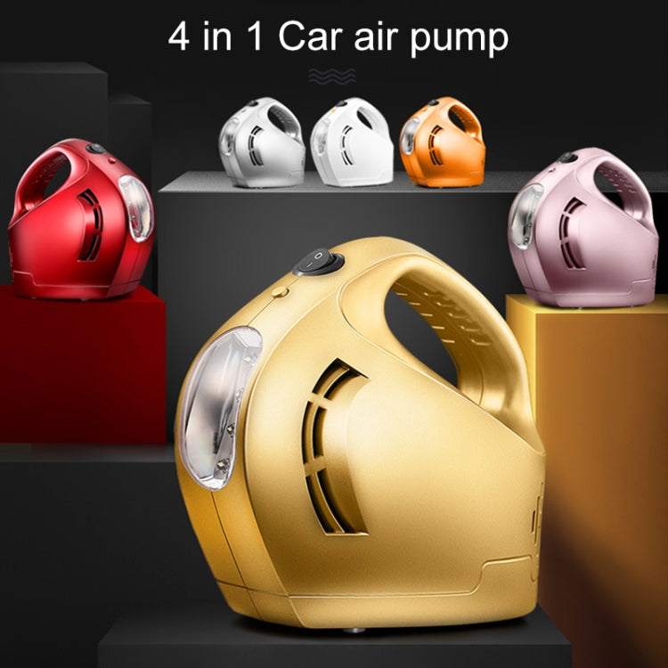 DC 12V 100W Four In One Portable  Car Tire Pump Inflatable Pump