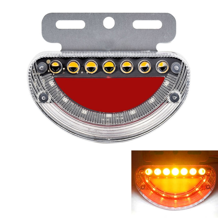 24V Truck / Bus Dynamic Blinker Flowing Water Side Light Waterproof Ground Light Tail / Reversing Light
