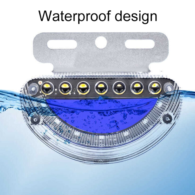 24V Truck / Bus Dynamic Blinker Flowing Water Side Light Waterproof Ground Light Tail / Reversing Light