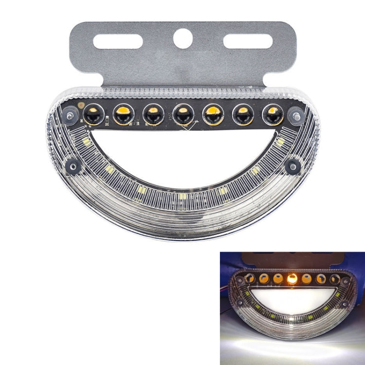 24V Truck / Bus Dynamic Blinker Flowing Water Side Light Waterproof Ground Light Tail / Reversing Light