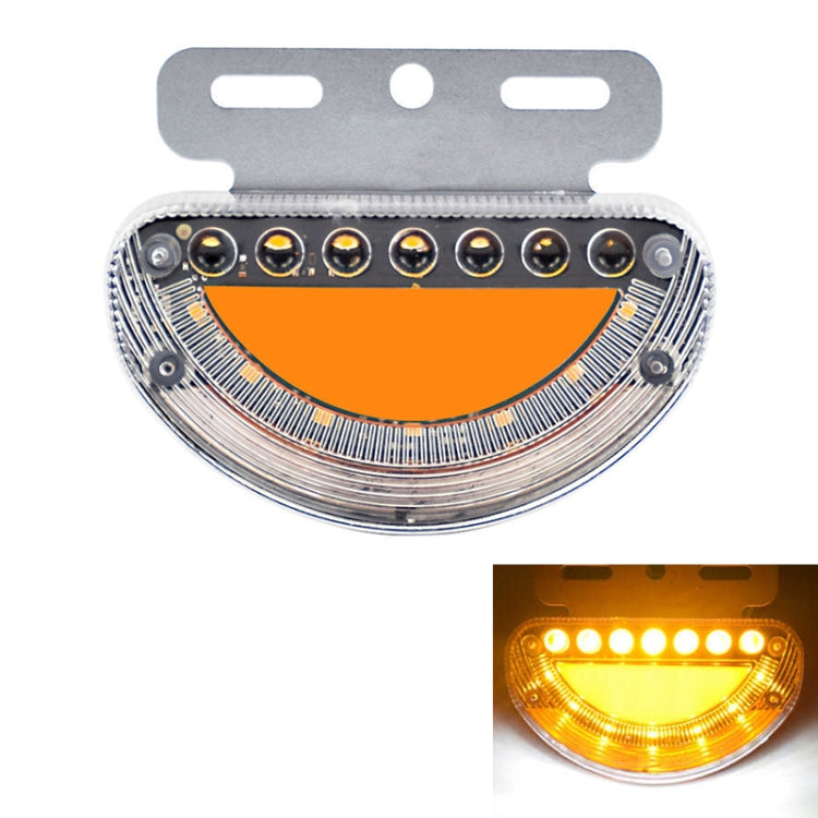24V Truck / Bus Dynamic Blinker Flowing Water Side Light Waterproof Ground Light Tail / Reversing Light