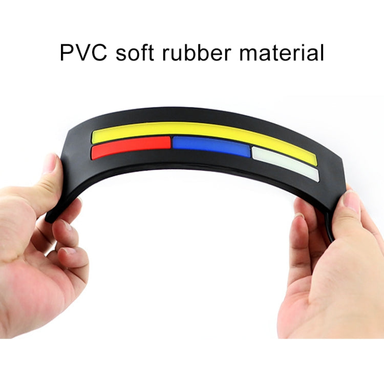 Car Wheel Eyebrow Light Anti-collision Lamp Silicone Warning Light Turn Signal Light