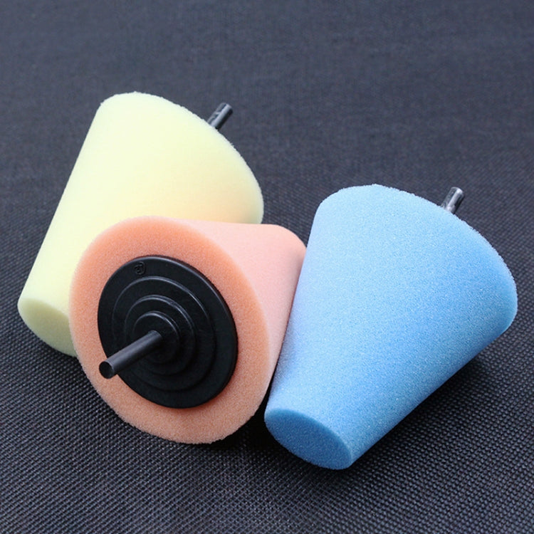 6 in 1 3 inch Car Polishing Disc Set Wheel Rim Polishing Waxing Sponge