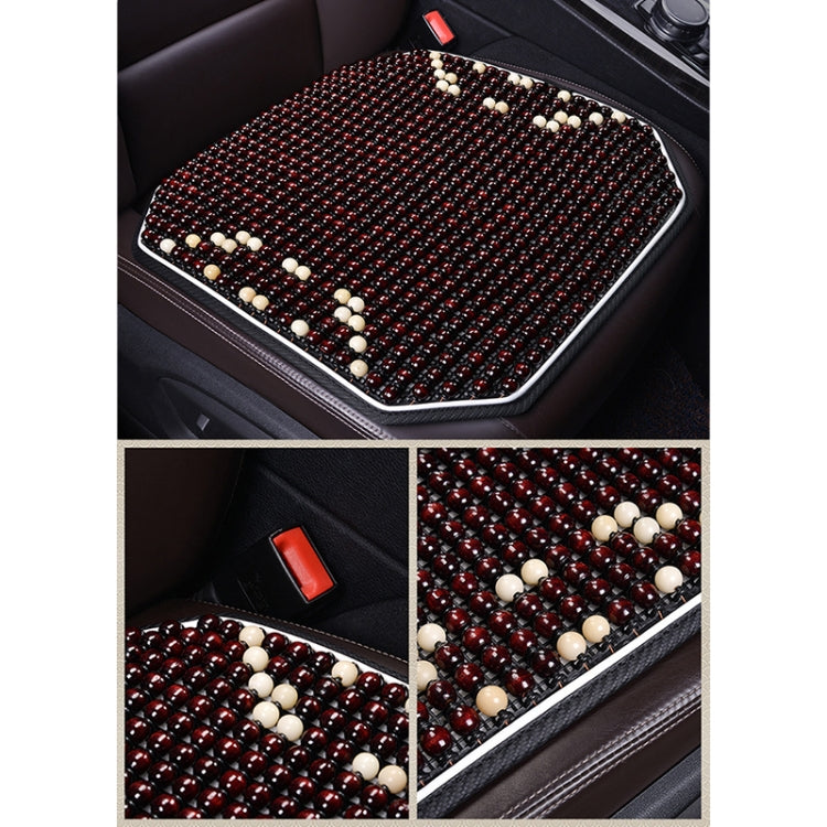 3 in 1 Summer Car Cushion Wooden Lumbar Cushion Backrest Lumbar Support Seat Mat Set