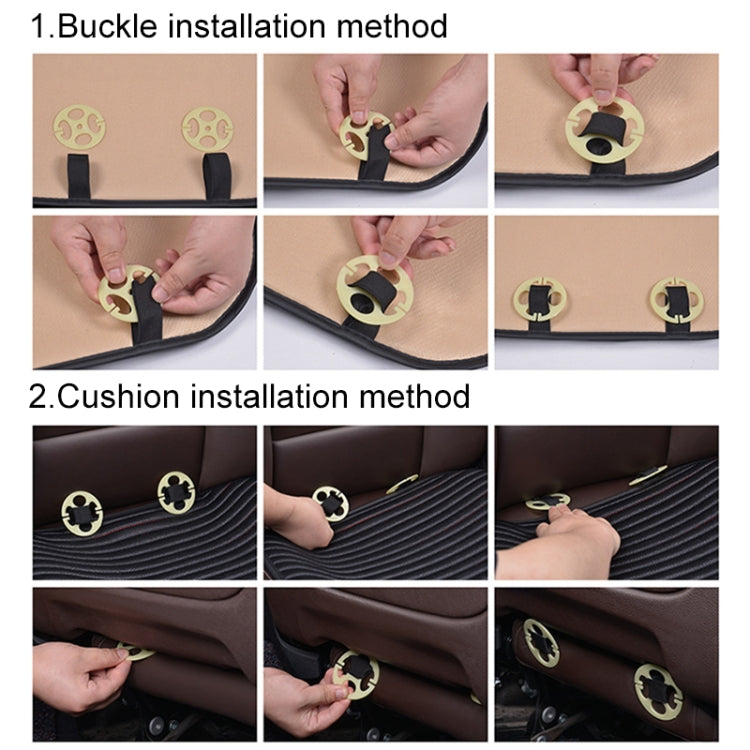 3 in 1 Car Seat Cushion Free Binding All Inclusive Seat Mat Set