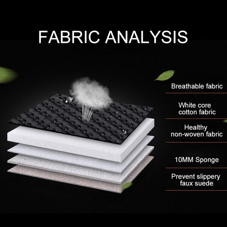 Car Leather Ice Silk Cushion Four Seasons Universal Seat Mat Set, Luxury Version