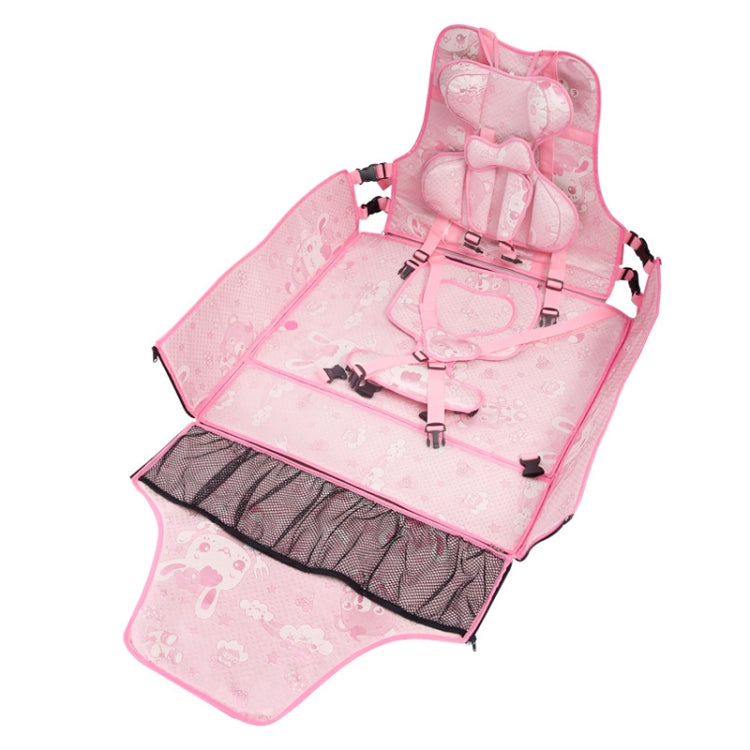 Car Ice Silk Fabric Portable Children Seat Kids Sleeping Pad