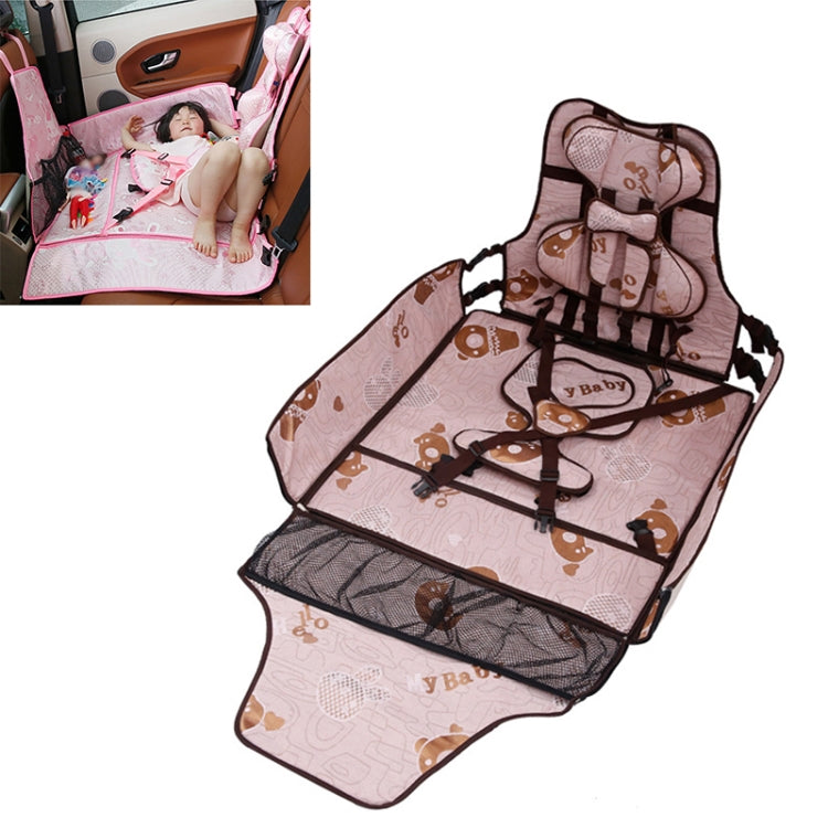 Car Ice Silk Fabric Portable Children Seat Kids Sleeping Pad
