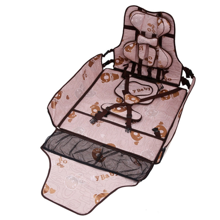 Car Ice Silk Fabric Portable Children Seat Kids Sleeping Pad