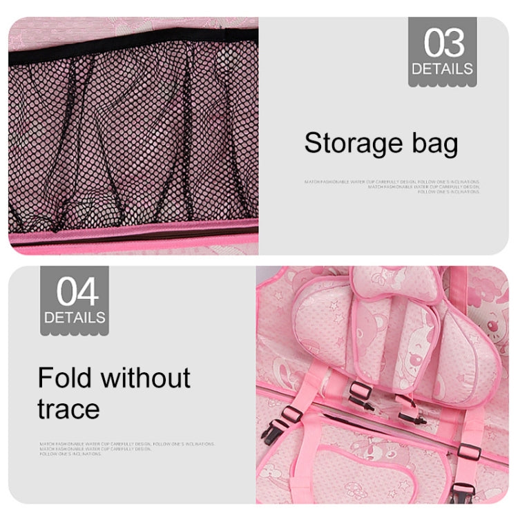 Car Ice Silk Fabric Portable Children Seat Kids Sleeping Pad