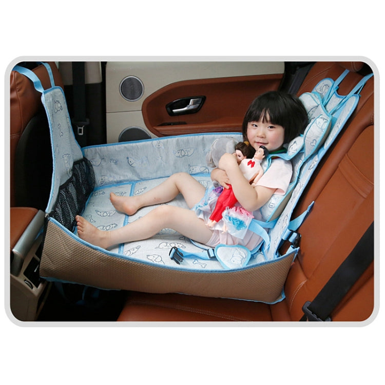 Car Ice Silk Fabric Portable Children Seat Kids Sleeping Pad