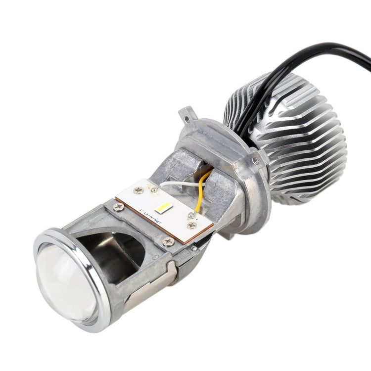 G1 H4 DC12V 35W 5500K Projector Light Headlight Mini LED Lens without Fan for Left Driving