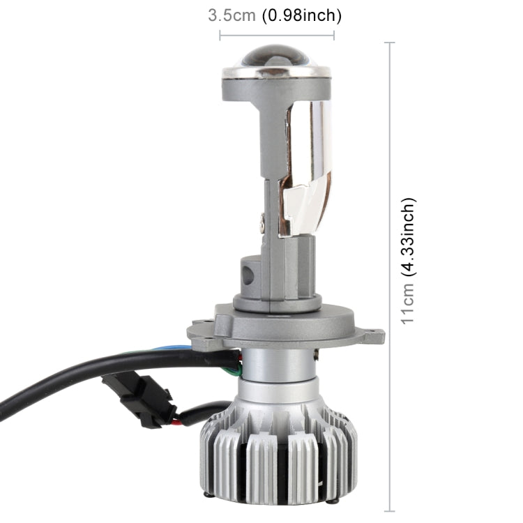 G7 H4 DC12V 55W 5500K Projector Light Headlight Mini LED Lens for Right Driving