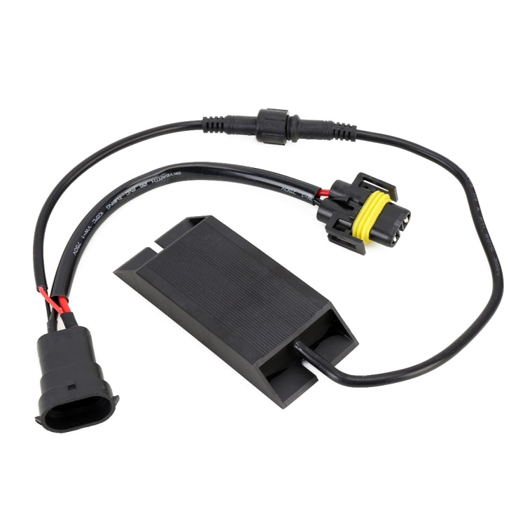 2 PCS H11 DC12V 50W 6 Ohms Fog Light Split Dual Resistance Decoder