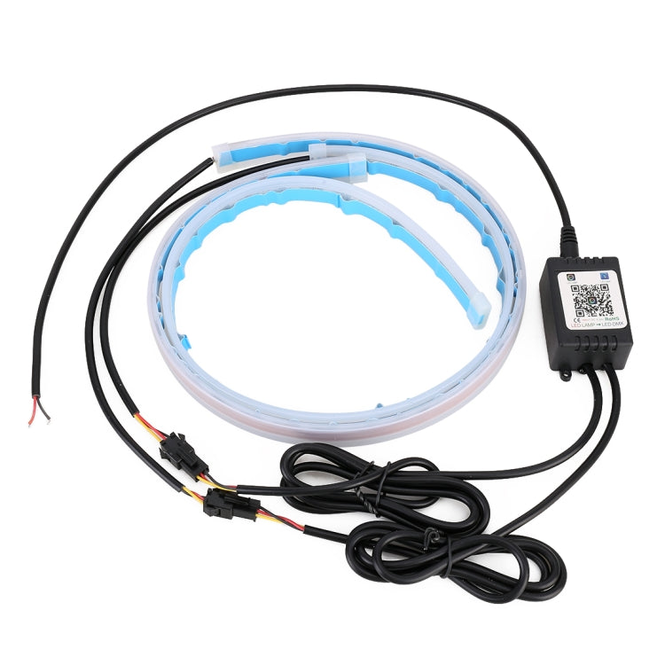 60cm DC12V 7.4W Car Colorful Daytime Running Lights APP Control