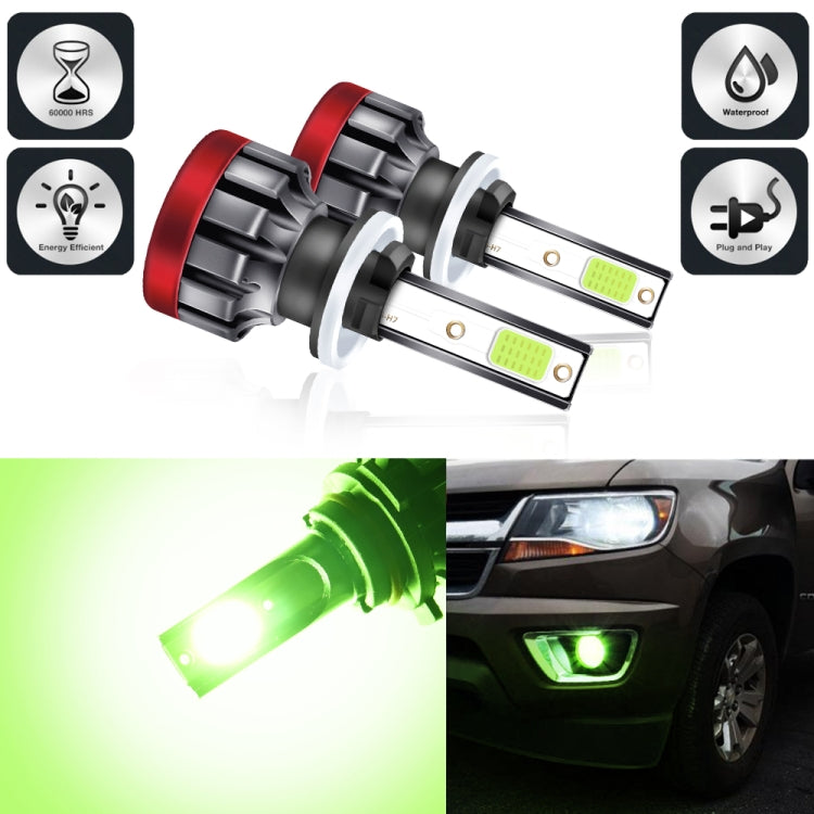 2 PCS EV19 880 / 881 DC9-30V 8W 3000LM IP68 Car Fog Lights (Lime Light)