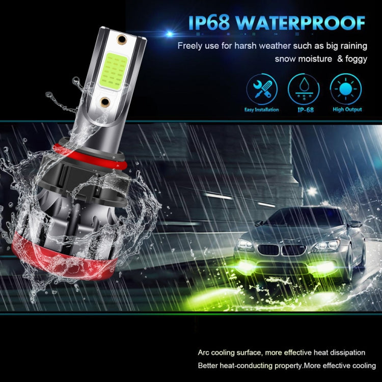 2 PCS EV19 5202 DC9-30V 8W 3000LM IP68 Car Fog Lights (Lime Light)