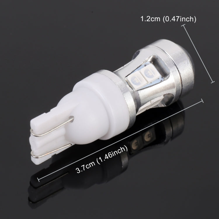 2 PCS T10 DC 12V 1.7W 150LM Car Clearance Lamp Marker Light with 10LEDs SMD-7020