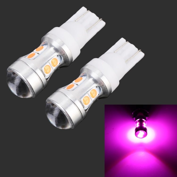2 PCS T10 DC 12V 1.7W 150LM Car Clearance Lamp Marker Light with 10LEDs SMD-7020