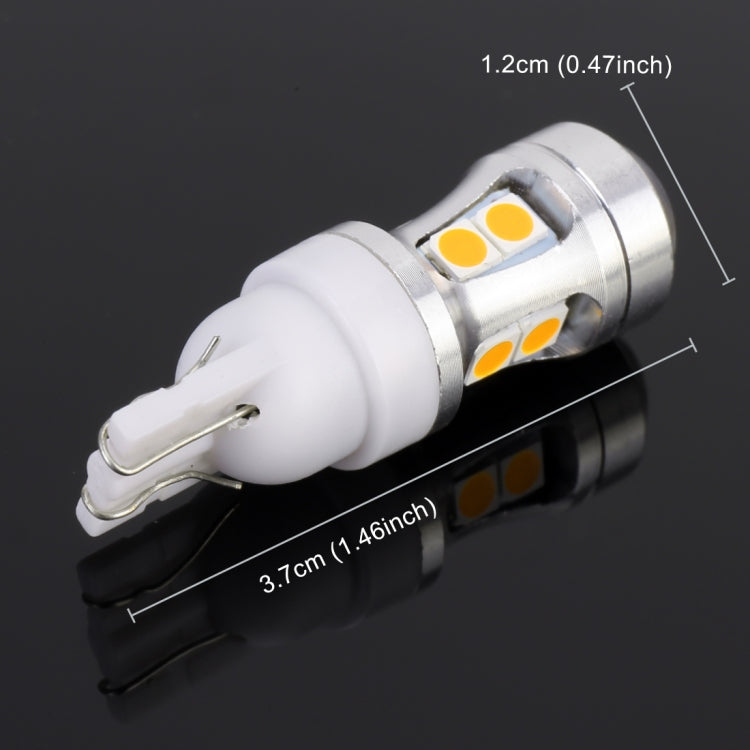 2 PCS T10 DC 12V 1.7W 150LM Car Clearance Lamp Marker Light with 10LEDs SMD-7020