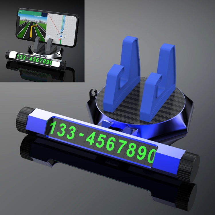 Multi-function Car Instrument Panel Mobile Phone Holder Temporary Parking Card