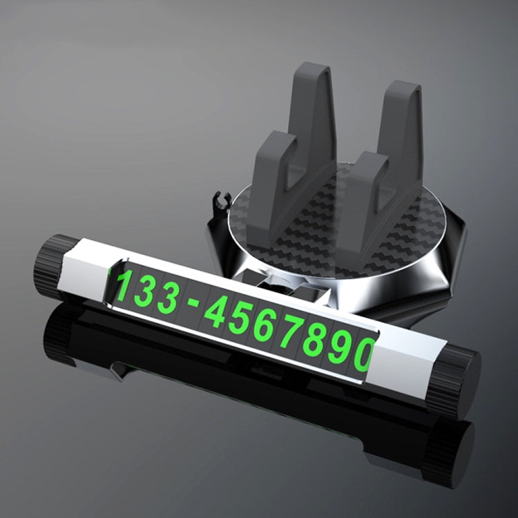 Multi-function Car Instrument Panel Mobile Phone Holder Temporary Parking Card