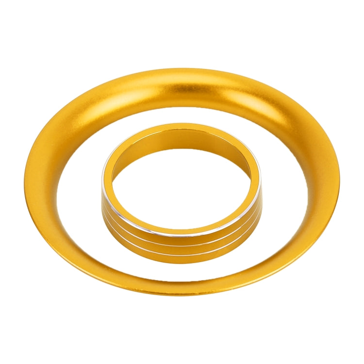 8 PCS Car Aluminum Alloy Air Conditioner Knob Case and Base for Honda XR-V