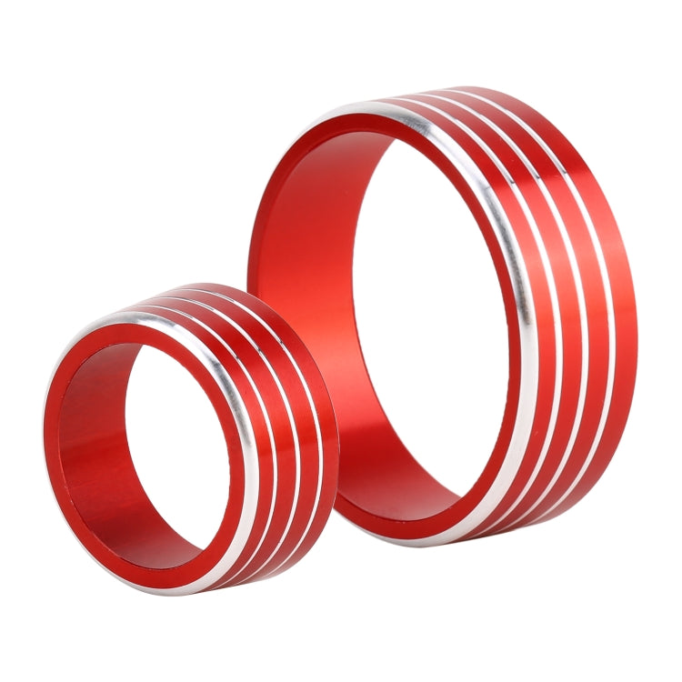 3 PCS Car Aluminum Alloy Air Conditioner Knob Case for Honda VEZEL / XR-V / Fit / GIENIA / City