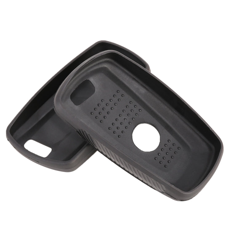 Car Flocking Plastic Square-shaped Key Protective Cover Two Buttons for BMW