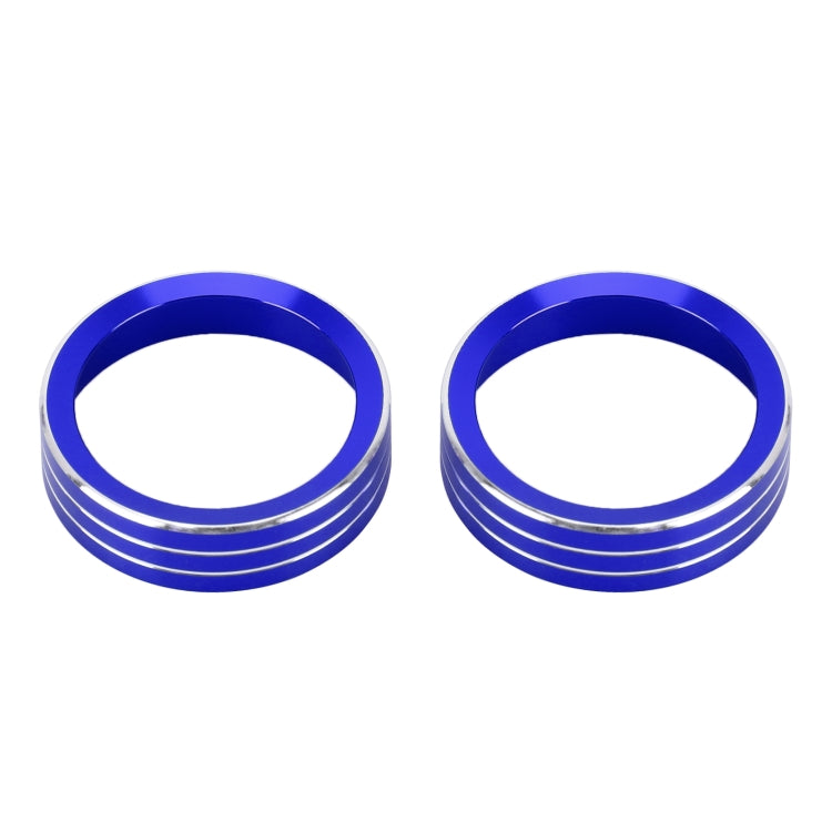 2 PCS Car Metal Air Conditioner Knob Case for Nissan X-TRAIL