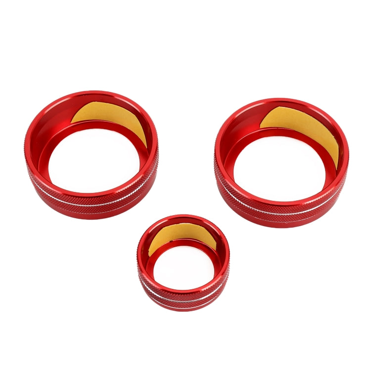 3 PCS Car Metal Air Conditioner Knob Case for Honda CR-V 2017