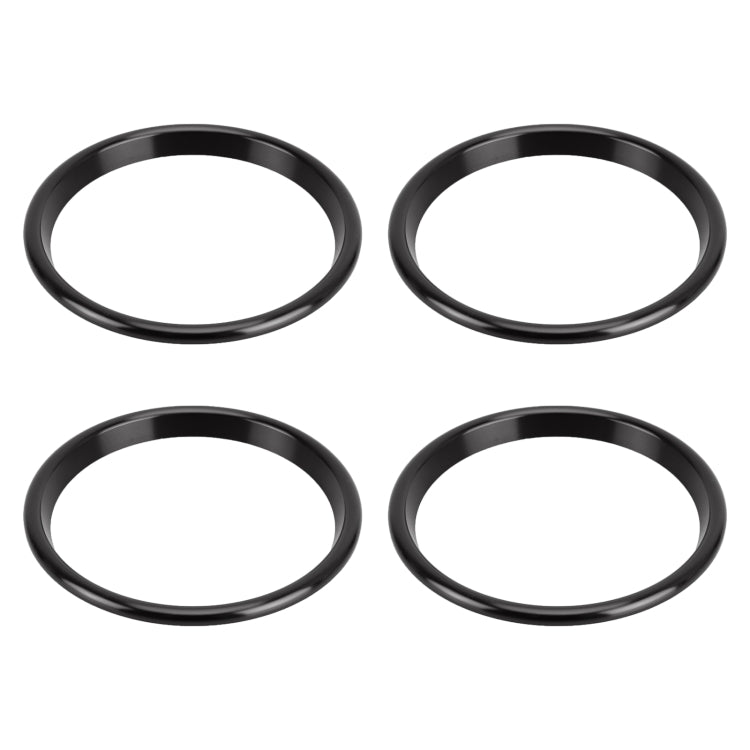 4 PCS Car Metal Air Outlet Decorative Outside Ring for Audi A3 / S3 / Q2L