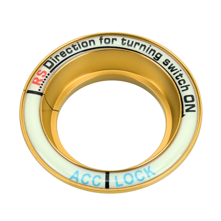 For Ford Fluorescent Aluminum Alloy Ignition Key Ring, Inside Diameter: 3.2cm