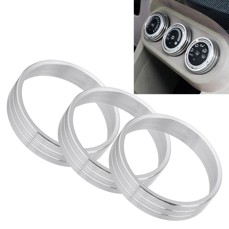 Car Metal Air Conditioner Knob Case for Mitsubishi ASX
