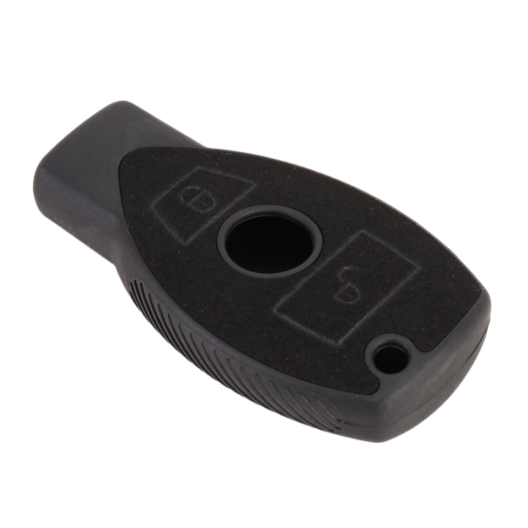 Car Flocking Plastic Key Protective Cover Two Buttons for Mercedes-Benz
