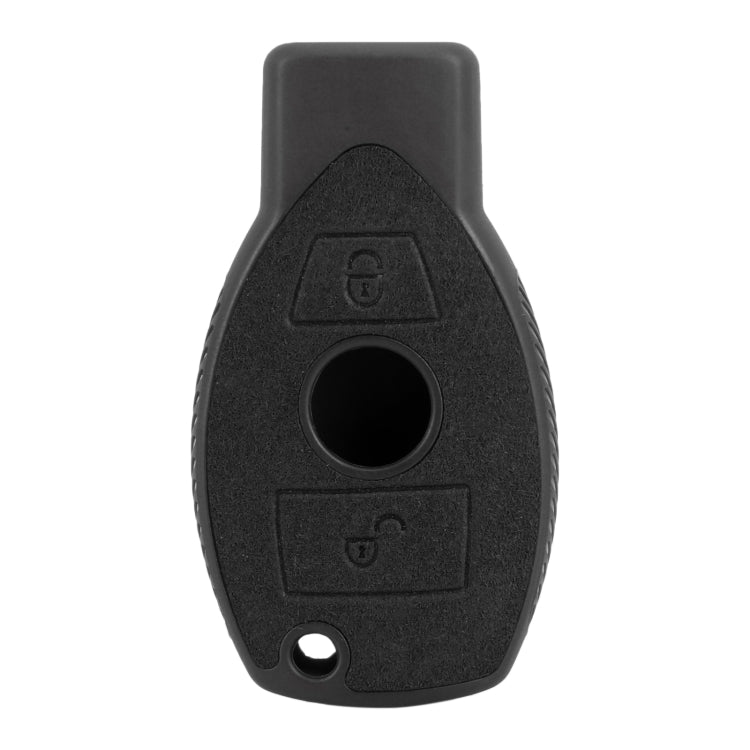 Car Flocking Plastic Key Protective Cover Two Buttons for Mercedes-Benz