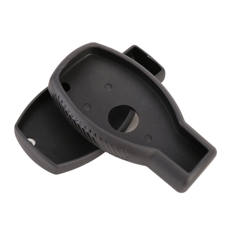 Car Flocking Plastic Key Protective Cover Three Buttons for Mercedes-Benz