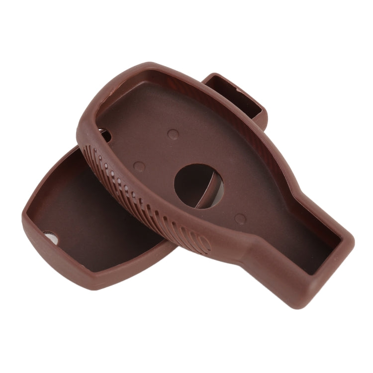 Car Flocking Plastic Key Protective Cover Three Buttons for Mercedes-Benz
