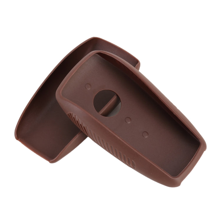 Car Flocking Plastic Square-shaped Key Protective Cover Three Buttons for Mercedes-Benz