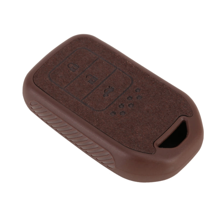 Car Flocking Plastic Knife-shaped Key Protective Cover Three Button with Tailgate Button for Honda