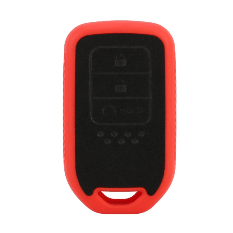 Car Flocking Plastic Knife-shaped Key Protective Cover Three Button with Start Key for Honda