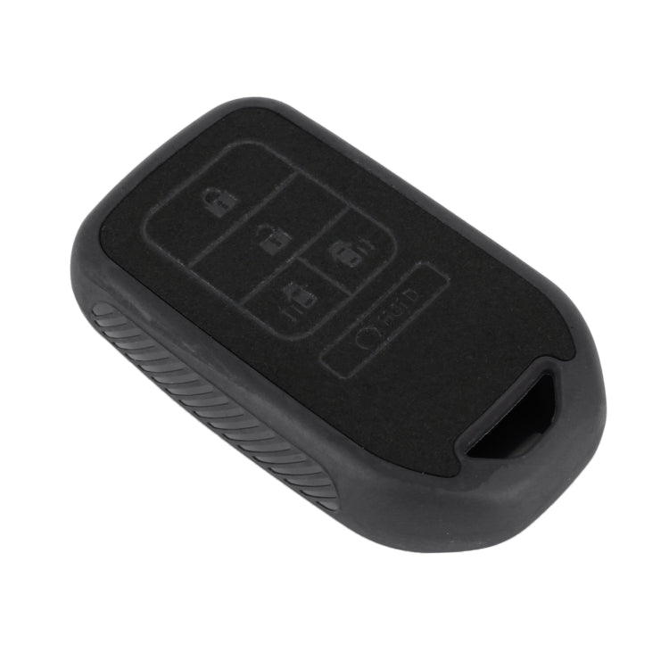 Car Flocking Plastic Knife-shaped Key Protective Cover Fives Buttons for Honda
