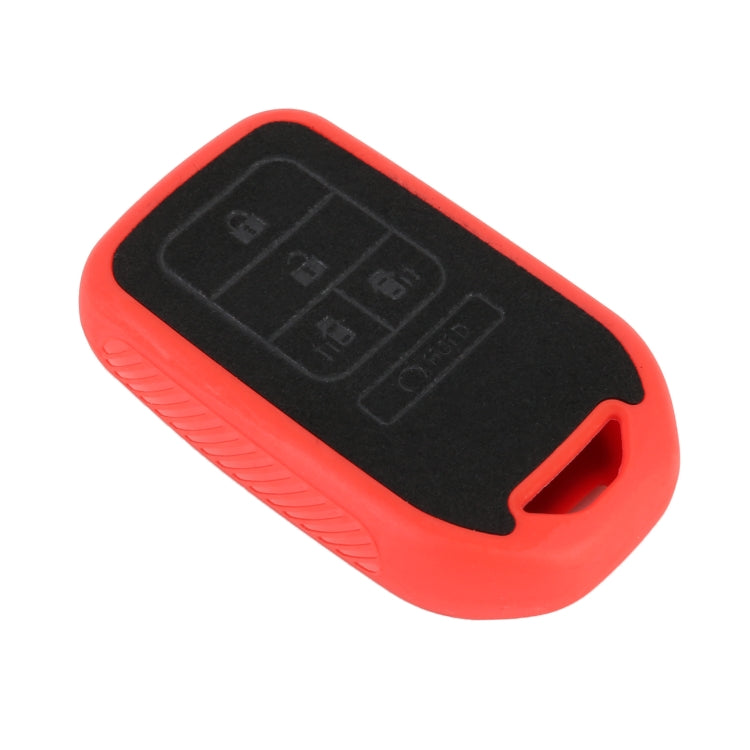 Car Flocking Plastic Knife-shaped Key Protective Cover Fives Buttons for Honda