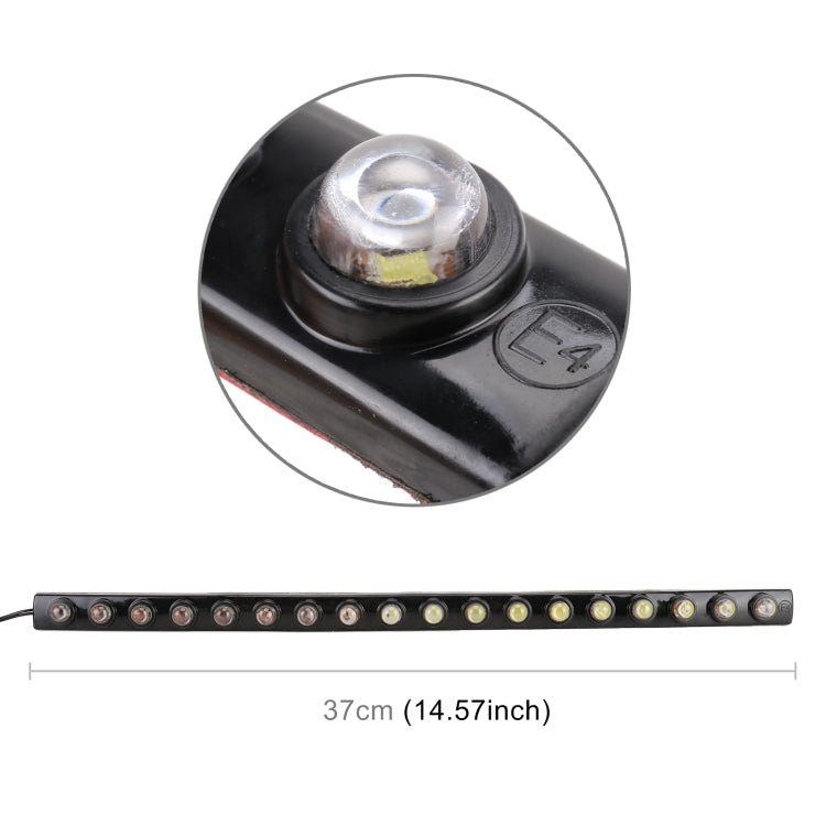 18LEDs SMD-5050 DC12V / 4W / 5500K / 200LM Car Daytime Running Light
