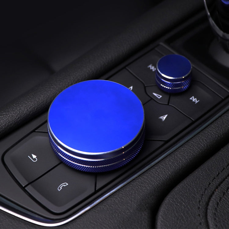 2 PCS Car Metal Central Control Knob Case for Cadillac