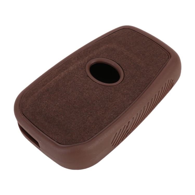 Car Flocking Plastic Key Protective Cover Two Buttons for Toyota, Style 1